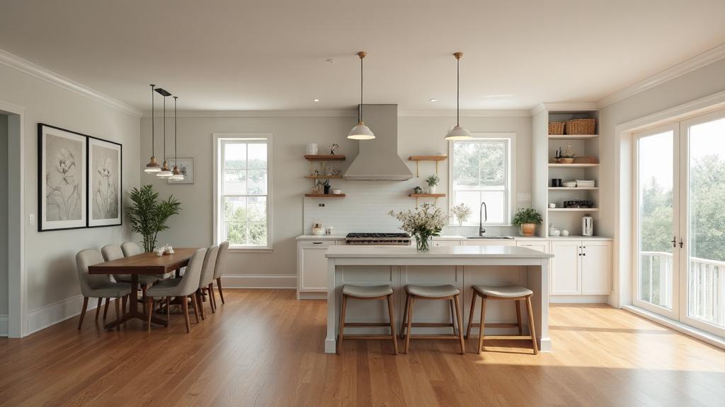 Sparkling clean kitchen and dining area after recurring cleaning service by StarPro MKE