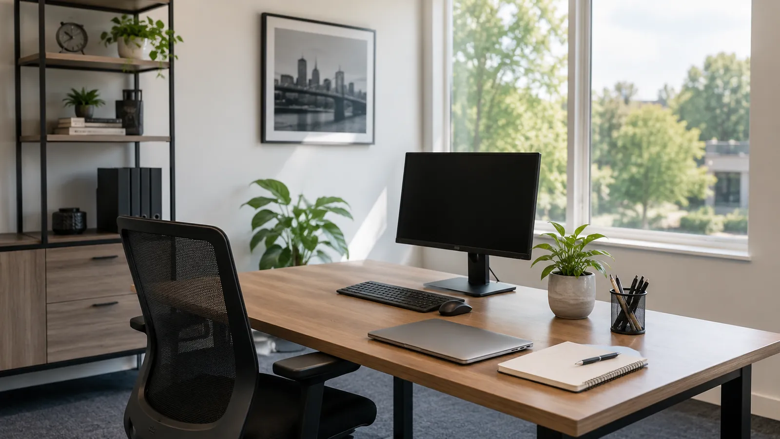 Clean Waukesha office maintained by Star Pro commercial cleaning